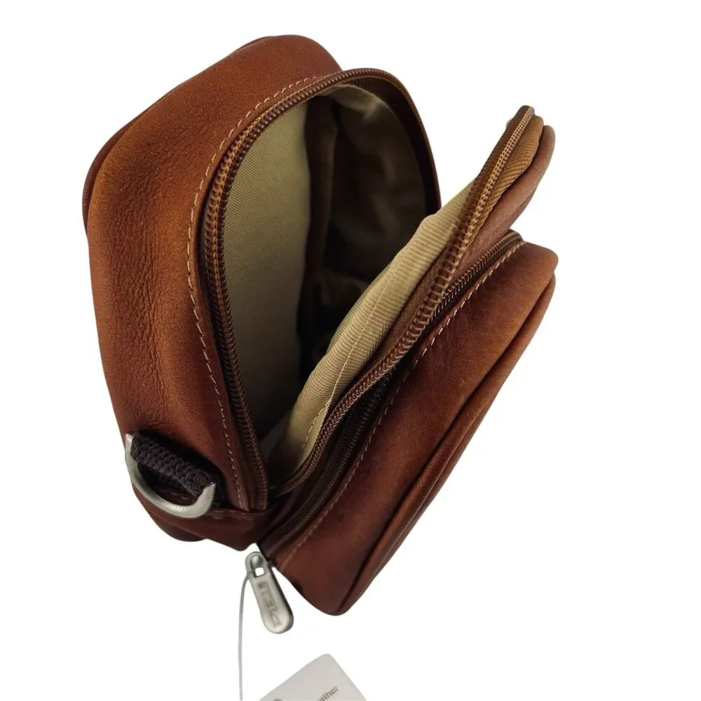 Camera Accessory Bag Official Kentucky Derby Genuine Leather Piel w/Strap NEW